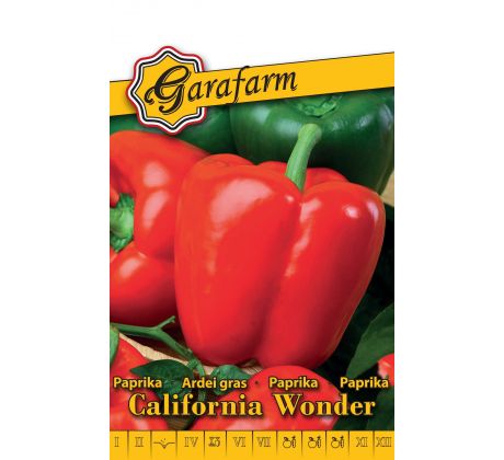 Paprika California Wonder - sladká